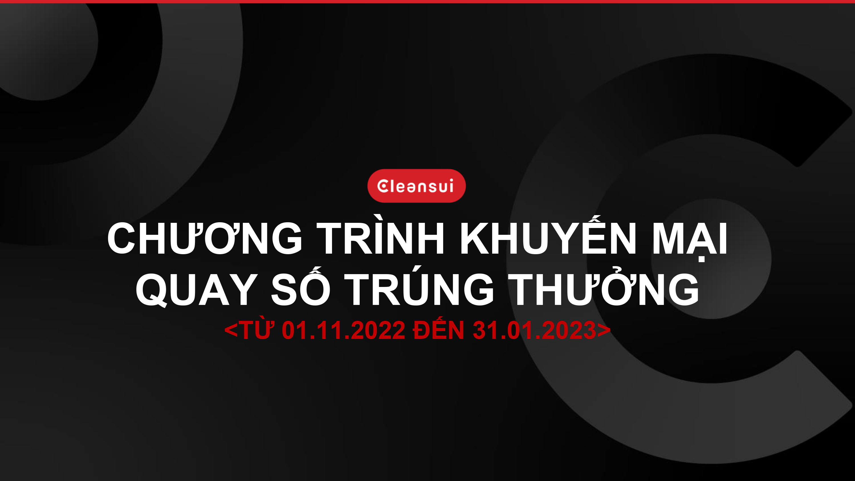 Chương trình khuyến mãi - quay số trúng thưởng Cleansui -1